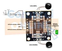 Mini Amplificador Estéreo 2x 15w Pam8610 Classe D Arduino Mini Amplificador Estéreo 2x 15w Pam8610 Classe D Arduino