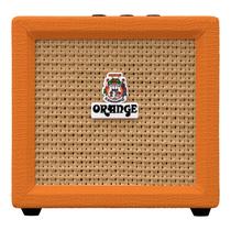 Mini Amplificador Orange Crush 3W com Afinador e Entrada para Fone de Ouvido