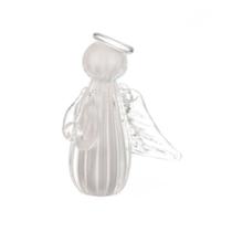 Mini Anjo Uriel Cristal Murano G Branco