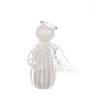 Mini Anjo Uriel Cristal Murano M Branco