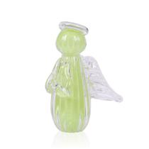 Mini Anjo Uriel Murano Verde Chá G Mini Anjo Uriel Murano Verde Chá G