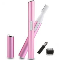 Mini Aparador Depilador De Rosto Eletrico New Skysuper Caneta Rosa Mini Aparador Depilador De Rosto Eletrico New Skysuper Caneta Rosa
