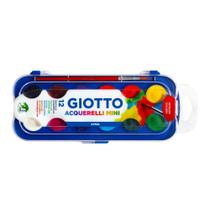 Mini Aquarela em Pastilha Giotto Intense Colors com 12 Cores Mini Aquarela em Pastilha Giotto Intense Colors com 12 Cores