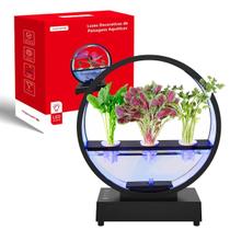 MIni Áquario Luminaria Plantas Com Led RGB e Motor Usb C