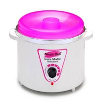 Mini Aquecedor Mega Bell 400g Termo Cera Branco/Rosa Sem Refil Mini Aquecedor Mega Bell 400g Termo Cera Branco/Rosa Sem Refil