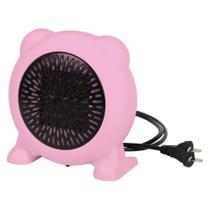 Mini aquecedor portátil de mesa, ventilador de ar quente de 600 W, rosa Mini aquecedor portátil de mesa, ventilador de ar quente de 600 W, rosa