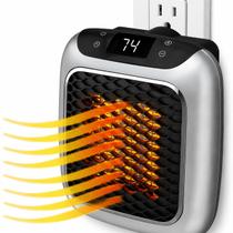 Mini Aquecedor Portátil Elétrico com Display Digital, Timer 12h e Controle de Temperatura Mini Aquecedor Portátil Elétrico com Display Digital, Timer 12h e Controle de Temperatura