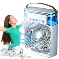 Mini Ar Condicionado Climatizador Com Refil P/ Gelo Portátil Purifica Air Cooler