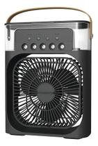 Mini Ar Condicionado Climatizador Cor Preto Woosh