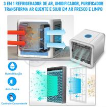 Mini Ar Condicionado Climatizador Humidificador Portátil 3 Velocidades - Aquilae