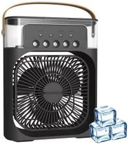 Mini Ar Condicionado Climatizador Umidificador De Ar Frio Portátil Usb Com Reservatório Água Gelo Ventilador De Mesa Bra - Yepp