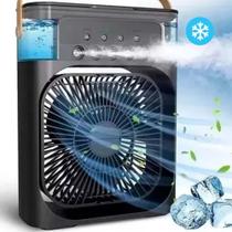 Mini Ar Condicionado Climatizador Umidificador Ventilador Agua E Gelo Com LED Portátil Usb Mini Ar Condicionado Climatizador Umidificador Ventilador Agua E Gelo Com LED Portátil Usb