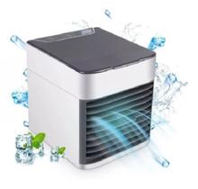 Mini Ar Condicionado Portátil Arctic Air Cooler Umidificador Climatizador Luz Led USB Ar puro