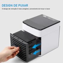 Mini Ar Condicionado Portátil Arctic Air Cooler Umidificador e Climatizador com Luz Led
