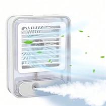 Mini Ar Condicionado Portátil de Mesa Elétrico Climatizador Compacto Silencioso Econômico
