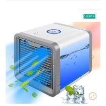 Mini Ar Condicionado Portátil de mesa Umidificador Climatizador comLuz Led Arctic Air Cooler