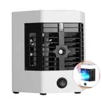 Mini Ar Condicionado Ventilador 5V Purificador Umidificador de Ar 12W P/ Casas Escritórios 12W LS896
