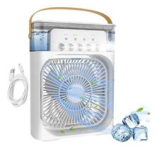 Mini ar condicionado ventilador umidificador climatizador branco - wife