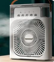 Mini Ar Condicionado Ventilador Umidificador Climatizador com Spray de Água, Portatil USB BIVOLT - Online