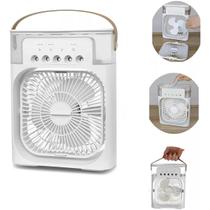 Mini Ar Condicionado Ventilador Umidificador Climatizador Cor Branco 110v/220v