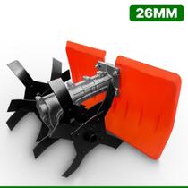 Mini Arado Cultivador De Solo Para Roçadeira A Gasolina 26mm 9 Estrias