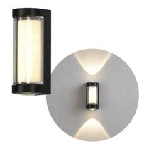Mini Arandela LED 4W Facho Duplo 3000K IP54 Alumínio Moderna Externa Parede ST3288 Mini Arandela LED 4W Facho Duplo 3000K IP54 Alumínio Moderna Externa Parede ST3288