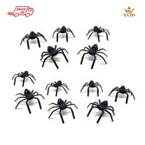 Mini Aranhas Preta Halloween - 12 unidades - Ya Plast