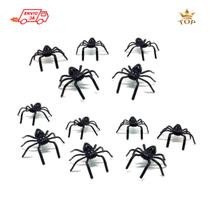 Mini Aranhas Preta Halloween - 12 unidades