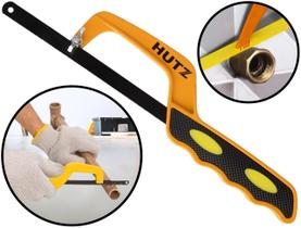 Mini Arco De Serra Manual Profissional Para Madeira Metal Aço Inox 16 Polegadas