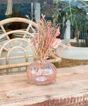 Mini arranjo desidratado rosa