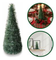 Mini Árvore De Mesa 50cm Ponteira Verde Natal Natalino Verde