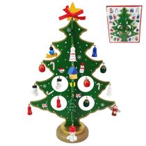 Mini Arvore de Natal 3D Madeira com Enfeites Natalino Papai Noel Boneco de Neve Casa Ornamentação Pinheiro Presentes Decoração Mesa Sala Mini Arvore de Natal 3D Madeira com Enfeites Natalino Papai Noel Boneco de Neve Casa Ornamentação Pinheiro Presentes Decoração Mesa Sala