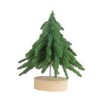 Mini Árvore De Natal Artificial Coberta De Neve Para Decoração De Mesa, Ornamento De Agulhas De
