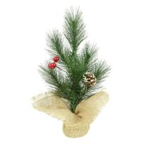 Mini Arvore de Natal Decorada Para Mesa Sala 30cm x 6 Galhos Mini Arvore de Natal Decorada Para Mesa Sala 30cm x 6 Galhos