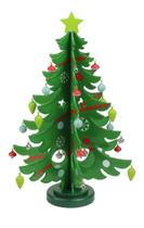 Mini Árvore De Natal Em Madeira Mdf Enfeite 3d 18x14 Cm Mini Árvore De Natal Em Madeira Mdf Enfeite 3d 18x14 Cm