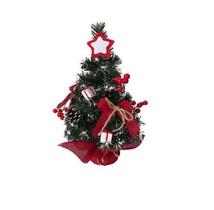 Mini Árvore De Natal Enfeite Com Estrela + Pinhas E Laços - Rio Master