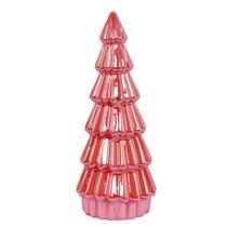 Mini Arvore De Natal Enfeite Vila Natalina Cerâmica Vermelho Mini Arvore De Natal Enfeite Vila Natalina Cerâmica Vermelho