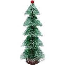 Mini Árvore de Natal Flocos Neve Pinheiro para Mesa Verde 33cm Mini Árvore de Natal Flocos Neve Pinheiro para Mesa Verde 33cm
