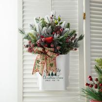 Mini Árvore de Natal Glitzhome 21 Polegadas com Enfeites - Decoração de Mesa