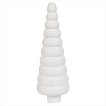 Mini Arvore De Natal Gomo Vila Natalina Madeira Branco 15Cm