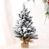 Mini Árvore de Natal Nevada 55 Galhos 60cm Pinheiro luxo - Bl