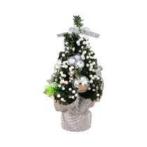 Mini Árvore De Natal Ornamentada Decoração De Mesa De Natal DIY Acessórios Para Festas Presente Moda Mini Árvore De Natal Ornamentada Decoração De Mesa De Natal DIY Acessórios Para Festas Presente Moda