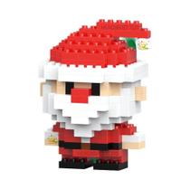Mini Árvore De Natal Para Crianças, Modelo Do Papai Noel, Blocos De Construção Micro DIY, Brinquedos