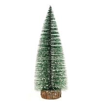 Mini Arvore de Natal Pinheiro 30cm Verde Nevada Enfeite Decoracao Natalina Premium - Magizi