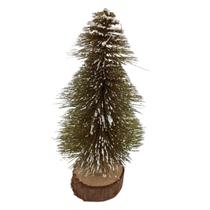 Mini Arvore de Natal Pinheiro Mesa Dourado Decoração 16cm