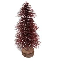 Mini Arvore de Natal Pinheiro Mesa Vermelho Decoração 16cm