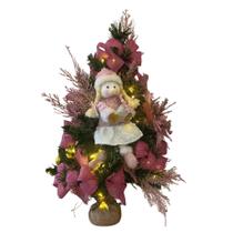 Mini Árvore Decorada Rosê 60cm Mini Árvore Decorada Rosê 60cm