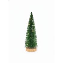 Mini arvore natal com led verde 25cm grillo