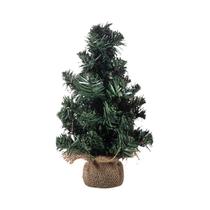 Mini Árvores De Natal Verdes, Plantas Artificiais, Enfeites De Mesa Para Casa, Decoração De Juta