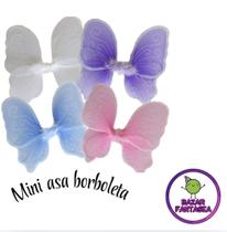 Mini asa borboleta bebê acessório fantasia